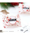 Scrapbooking Papier Hagebutte Muster Mini - Alexandra Renke