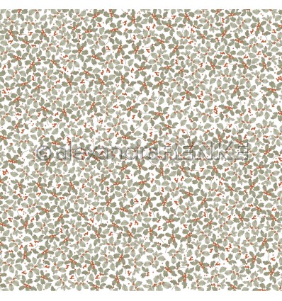 Scrapbooking Papier Ilex Muster Mini - Alexandra Renke