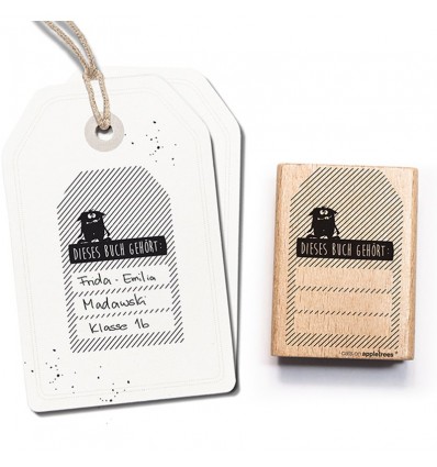 Stempel Exlibris 2 (Tag) - cats on appletrees