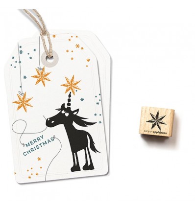 Holzstempel Einhorn Marilou - cats on appletrees