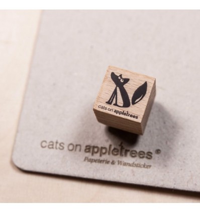 Ministempel Fuchs Ewald - cats on appletrees