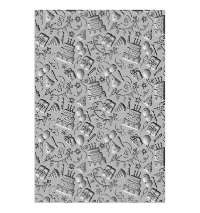 3-D Prägeschablone Celebrate - Sizzix