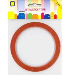 Extra Sticky Tape, 10m x 6mm - FK