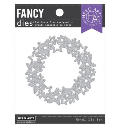 Stanzschablone Star Wreath - Hero Arts
