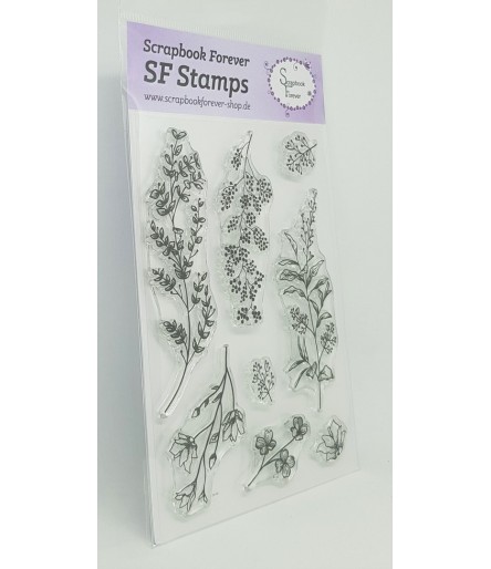 Clear Stamps Feine Zweige - Scrapbook Forever
