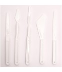 Spatel Set aus Kunststoff, 5 Stk. - Studio Light