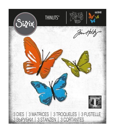 Stanzschablonen Brushstroke Butterflies - Tim Holtz