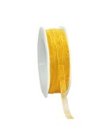 Organzaband Yellow, 50m x 7mm - Vivant