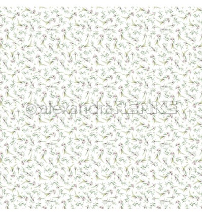 Scrapbooking Papier Olivenmuster mini - Alexandra Renke