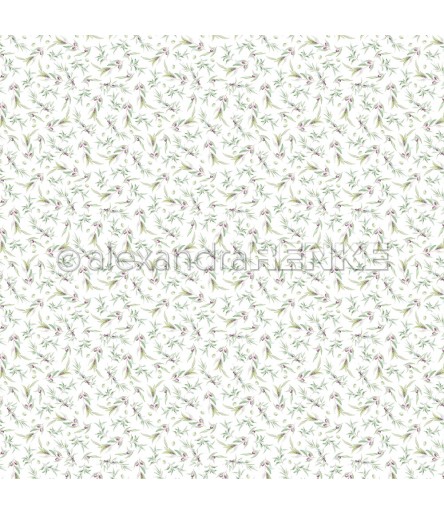 Scrapbooking Papier Olivenmuster mini - Alexandra Renke