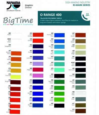 Vinylfolie Ritrama RI-Mark Optima (O400), glanz