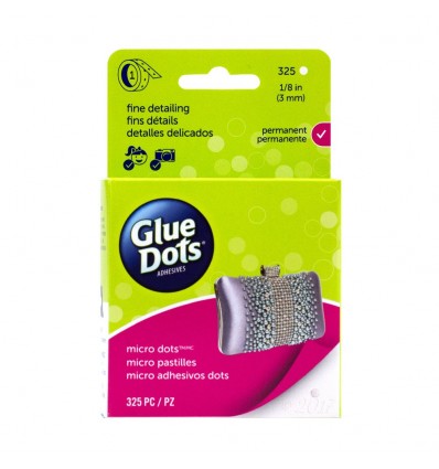 Glue Dots Micro, rund, 3 mm - Box