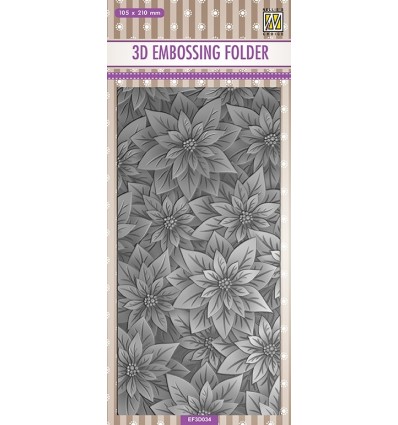 Prägeschablone Poinsettia, lang - Nellie's Choice