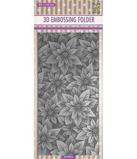 Prägeschablone Poinsettia, lang - Nellie's Choice