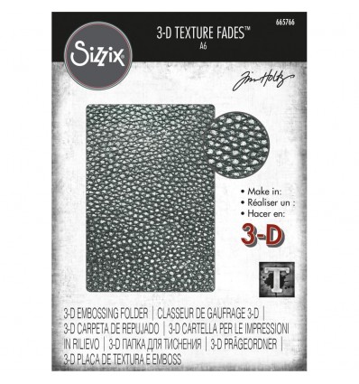 3D Prägfolder Cracked Leather - Tim Holtz