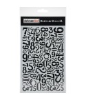 Stencil Schablone Number Jumble - Darkroom Door