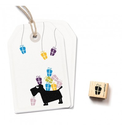 Ministempel Geschenk (schmal) - cats on appletrees