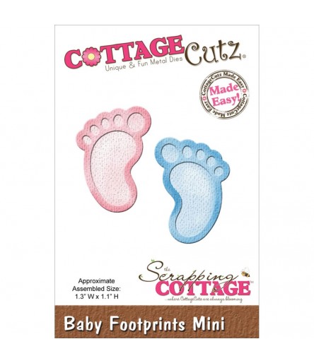 Dies Baby Footprint Mini - Cottage Cutz