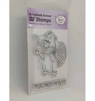 Clear Stamps Biber Beiss Dich durch - Scrapbook Forever