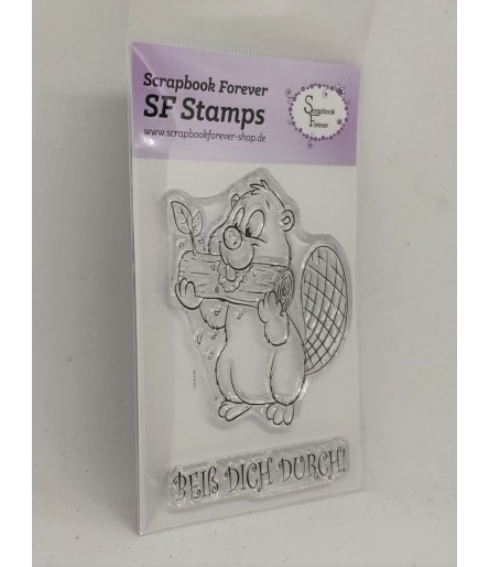 Clear Stamps Biber Beiss Dich durch - Scrapbook Forever