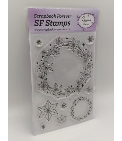 Clear Stamps Sternenkranz - Scrapbook Forever