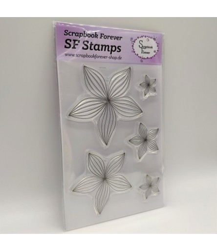 Clear Stamps Blumen - Scrapbook Forever