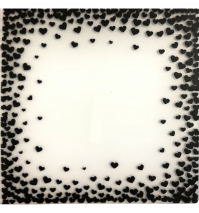 Prägeschablone Herzrahmen - Charlie und Paulchen