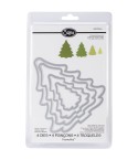 Stanzschablonen Christmas Trees - Sizzix
