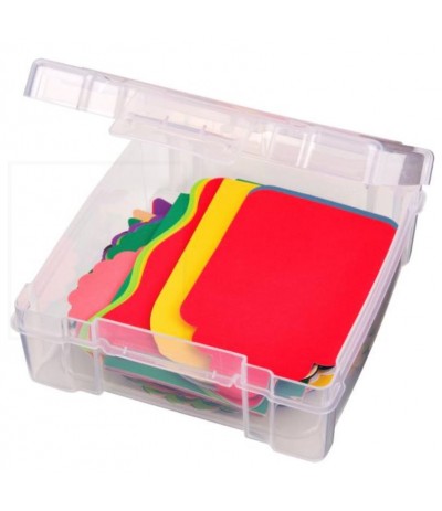 Lagerbox klein für Scrapbooking-Papier transparent 6"
