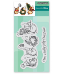 Penny Black Cling Stamps Holly Jolly Critters -PB