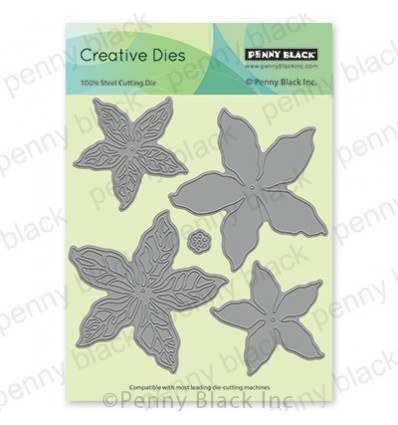 Die cut Scarlet Season - Penny Black