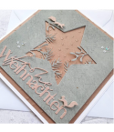 Stanzschablonen Weihnachtsfenster sternförmig - Charlie und Paulchen