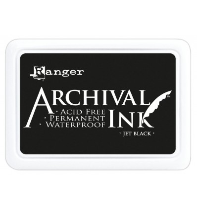 Archival Ink Tampon encreur Jet Black- Ranger