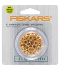Eyelets / Ösen gold 5mm - Fiskars