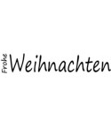 Frohe Weihnachten Holzstempel