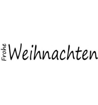 Frohe Weihnachten Stempel