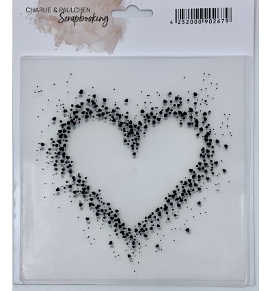 Prägefolder Herzkranz - Charlie und Paulchen