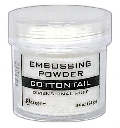 Embossing Powder Dimensional Puff white