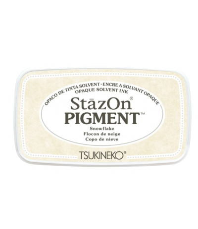 StazOn Pigment Ink Pad Snowflake white -VC