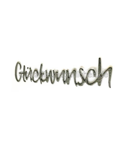 Stanzschablone Glückwunsch - Charlie & Paulchen