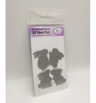 Die Cuts Hares small - Scrapbook Forever