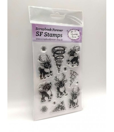 Clear Stamps Rentiere  - Scrapbook Forever