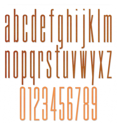 Stanzschablonen Alphanumeric Stretch Upper - Sizzix Tim Holtz - VC