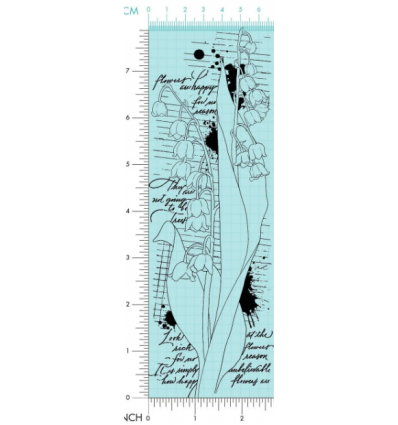 Silicone stamp lily of the valley - Studio Light