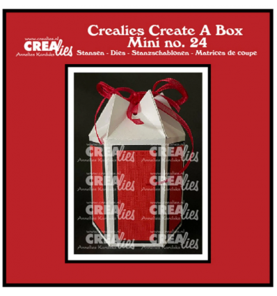 Cutting dies Hexagon Box Mini - Crealies - VC