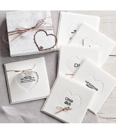 Dies tear-off frame heart - Alexandra Renke
