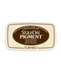 StazOn Pigment Ink Pad Chocolate Brown -VC