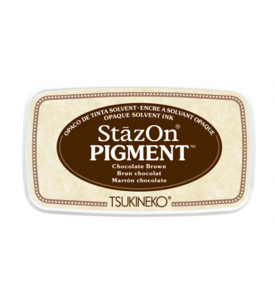 StazOn Pigment Ink Pad Chocolate Brown -VC