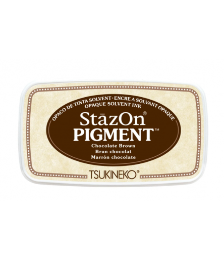 StazOn Pigment Ink Pad Chocolate Brown -VC