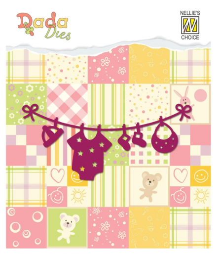 Dies Baby Clothesline - Marianne Design